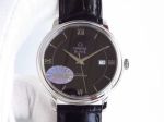 OMEGA Best Edition with 9015 Movement Black Dial Cowhide Watch Strap 39.5mm Watch